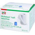 MOLLELAST haft Binden latexfrei 6 cmx20 m blau