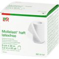 MOLLELAST haft Binden latexfrei 8 cmx20 m weiß