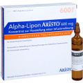 ALPHA LIPON Aristo 600 mg Konz.z.Herst.e.Inf.-Lsg.