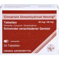 CINNARIZIN Dimenhydrinat Hennig 20 mg/40 mg Tabl.