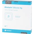 BIATAIN Silicone Ag Schaumverband 12,5x12,5 cm