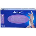 ALVITA Vinyl Unt.Handschuhe unsteril puderfrei S