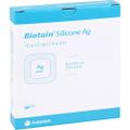 BIATAIN Silicone Ag Schaumverband 10x10 cm