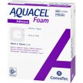 AQUACEL Foam adhäsiv 10x10 cm Verband