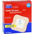 OSMO SIL-plus Silikonpflaster 8x8 cm steril