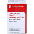 LEVODOPA plus Benserazid AL 100 mg/25 mg Hartkaps.