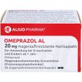 OMEPRAZOL AL 20 mg magensaftresistente Hartkapseln