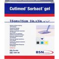 CUTIMED Sorbact Gel Kompressen 7,5x7,5 cm