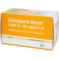 ENOXAPARIN Becat 4.000 I.E. 40mg/0,4ml ILO FS+Si.S