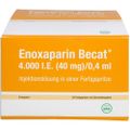 ENOXAPARIN Becat 4.000 I.E. 40mg/0,4ml ILO FS+Si.S