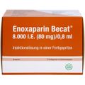 ENOXAPARIN Becat 8.000 I.E. 80mg/0,8ml ILO FS+Si.S