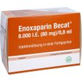 ENOXAPARIN Becat 8.000 I.E. 80mg/0,8ml ILO FS+Si.S