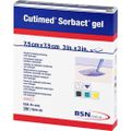 CUTIMED Sorbact Gel Kompressen 7,5x7,5 cm