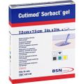 CUTIMED Sorbact Gel Kompressen 7,5x7,5 cm