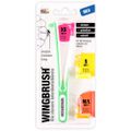 WINGBRUSH Starter-Set Halter m.3 Bürsten