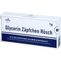 GLYCERIN ZÄPFCHEN Rösch 1 g gegen Verstopfung