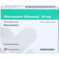 ATORVASTATIN AXiromed 20 mg Filmtabletten