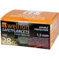 WELLION Safetylancets 28 G Sicherheitseinmallanz.