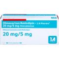 OLMESARTAN/Amlodipin 1A Pharma 20 mg/5 mg FilmTabletten