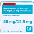 ATENOCOMP-1A Pharma 50 mg/12,5 mg Filmtabletten