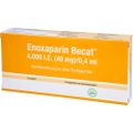 ENOXAPARIN Becat 4.000 I.E. 40mg/0,4ml ILO FS+Si.S