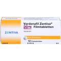 VARDENAFIL Zentiva 20 mg Filmtabletten