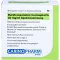 BUTYLSCOPOLAMIN-Carinopharm 20 mg/ml Inj.-Lsg.Amp.