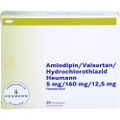 AMLODIPIN/Valsartan/HCT Heumann 5/160/12,5mg FTA