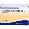 ATOMOXETIN beta 25 mg Hartkapseln