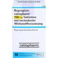 BUPROPION-ratiopharm 150 mg Tablettenverä.Wfrs.