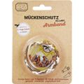 MÜCKENSCHUTZ Armband PU-Leder braun/weiß KDA