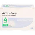 ACCU FINE sterile Nadeln f.Insulinpens 4 mm 32 G