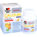 DOPPELHERZ Calcium 1000+D3+K2 system Kautabletten