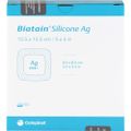 BIATAIN Silicone Ag Schaumverband 12,5x12,5 cm