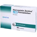 ATORVASTATIN Zentiva 40 mg Filmtabletten