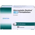 ATORVASTATIN Zentiva 40 mg Filmtabletten