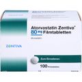 ATORVASTATIN Zentiva 80 mg Filmtabletten