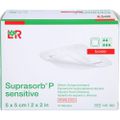 SUPRASORB P sensitive PU-Schaumv.border 5x5cm