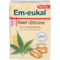 EM EUKAL Bonbons Hanf-Zitrone zuckerfrei Box