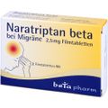 NARATRIPTAN beta bei Migräne 2,5 mg Filmtabletten