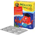 MÖLLER&#039;S Omega-3 Gelee Fisch Erdbeere Kautabletten