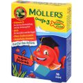 MÖLLER&#039;S Omega-3 Gelee Fisch Erdbeere Kautabletten