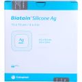 BIATAIN Silicone Ag Schaumverband 10x10 cm