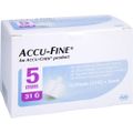 ACCU FINE sterile Nadeln f.Insulinpens 5 mm 31 G