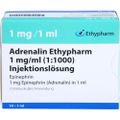 ADRENALIN Ethypharm 1 mg/ml 1:1000 Injektionslsg.