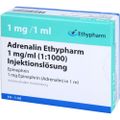 ADRENALIN Ethypharm 1 mg/ml 1:1000 Injektionslsg.