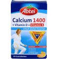 ABTEI Calcium 1400+Vitamin D3+K Kautabletten