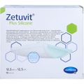 ZETUVIT Plus Silicone steril 12,5x12,5 cm