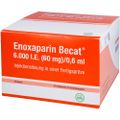 ENOXAPARIN Becat 6.000 I.E. 60mg/0,6ml ILO FS+Si.S