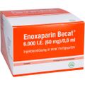 ENOXAPARIN Becat 6.000 I.E. 60mg/0,6ml ILO FS+Si.S